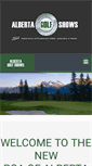 Mobile Screenshot of albertagolfshows.com